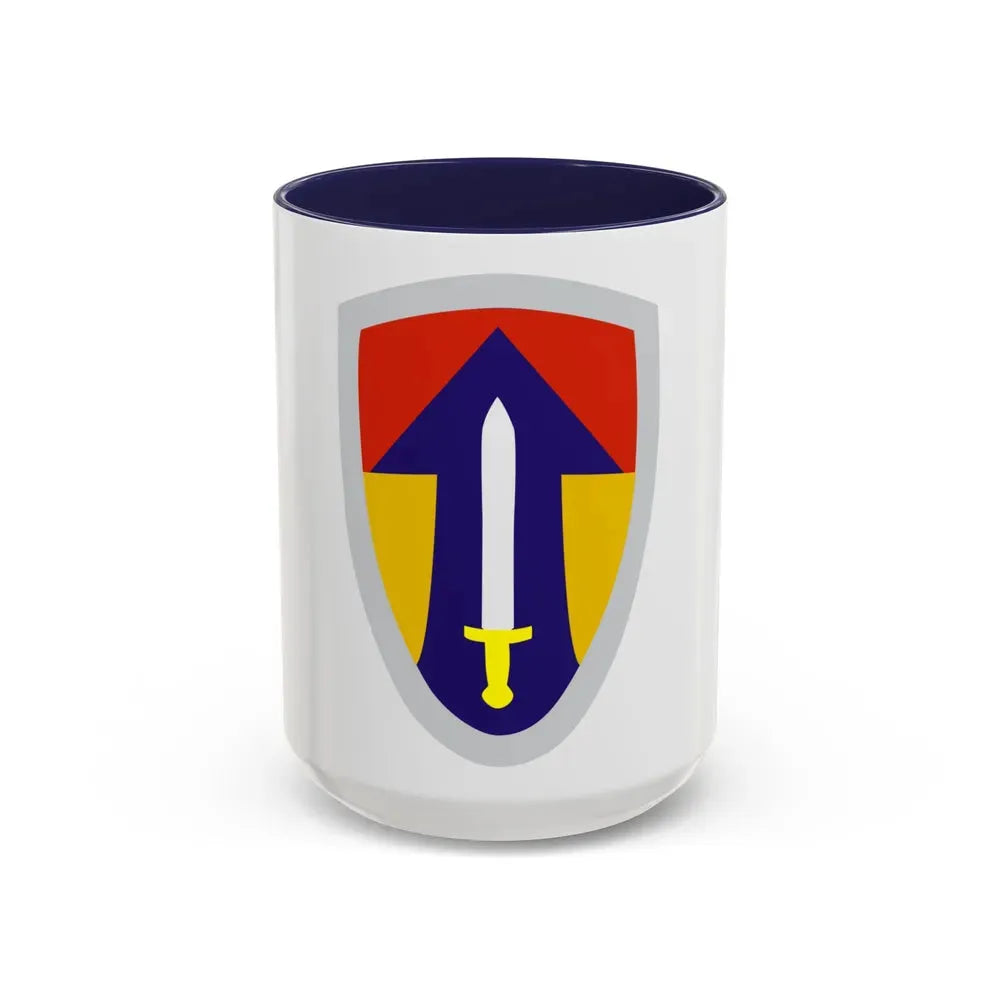 II Field Force Vietnam (U.S. Army) Accent Coffee Mug 15oz Navy - Go Mug Yourself