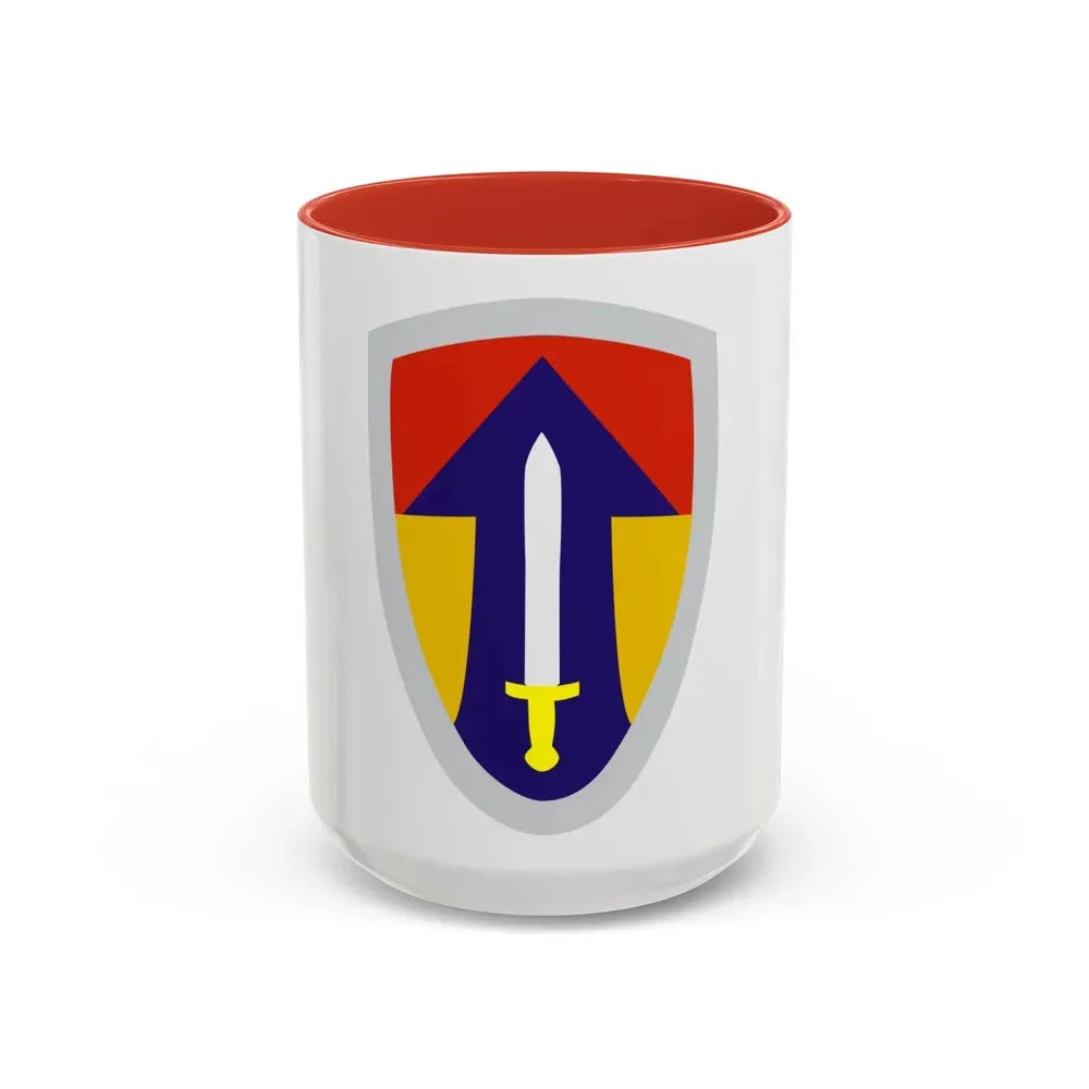 II Field Force Vietnam (U.S. Army) Accent Coffee Mug 15oz Red - Go Mug Yourself