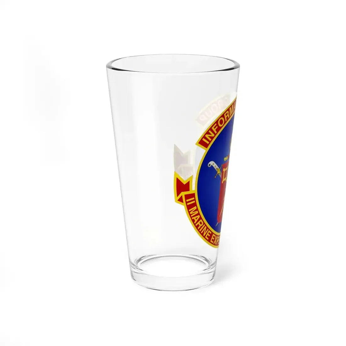 II Marine Expeditionary Force MEF Information Group (USMC) Pint Glass 16oz - Go Mug Yourself