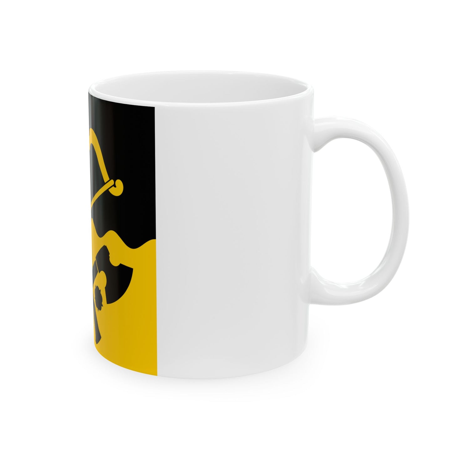 Iisalmi.lippu (Finland) White Coffee Mug-Go Mug Yourself