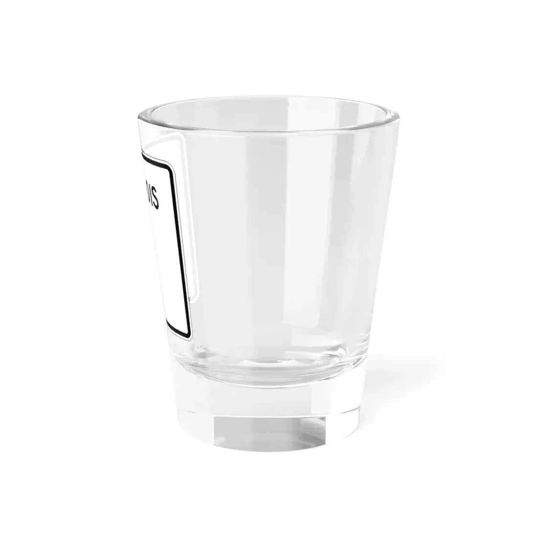 Illinois 1 (Illinois) (Road Sign) Shot Glass 1.5oz - Go Mug Yourself