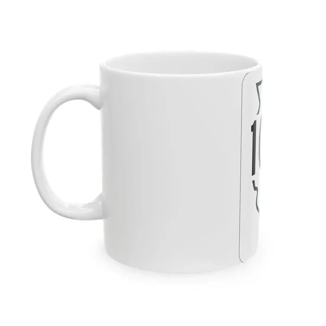 Illinois 100 1950 (Illinois) (Road Sign) White Coffee Mug - Go Mug Yourself