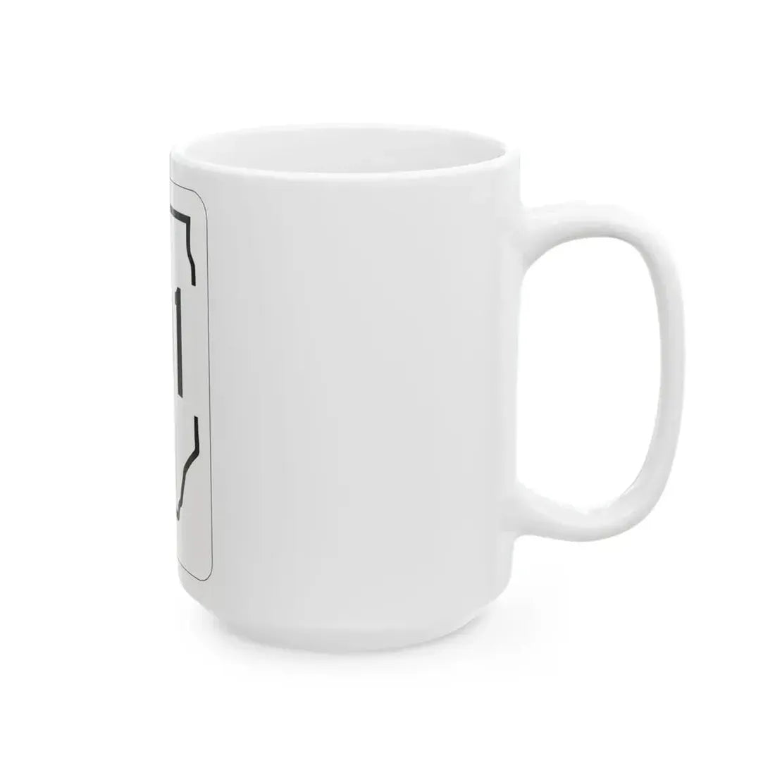 Illinois 101 1950 (Illinois) (Road Sign) White Coffee Mug - Go Mug Yourself