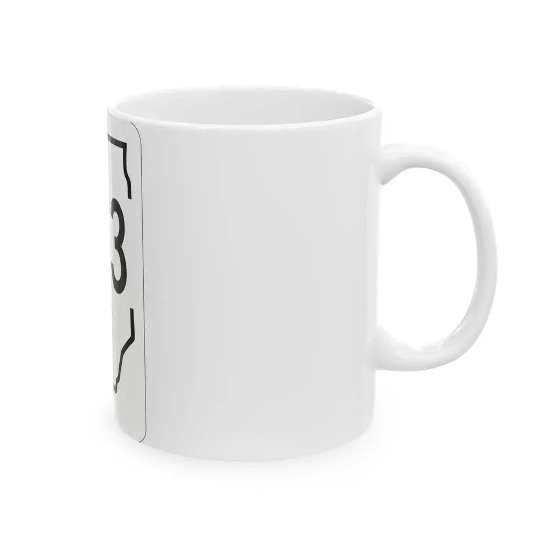 Illinois 103 1950 (Illinois) (Road Sign) White Coffee Mug - Go Mug Yourself