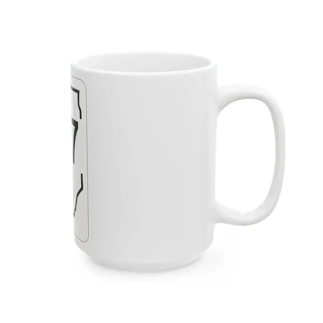 Illinois 107 1950 (Illinois) (Road Sign) White Coffee Mug - Go Mug Yourself