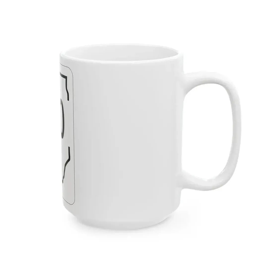 Illinois 110 1950 (Illinois) (Road Sign) White Coffee Mug - Go Mug Yourself