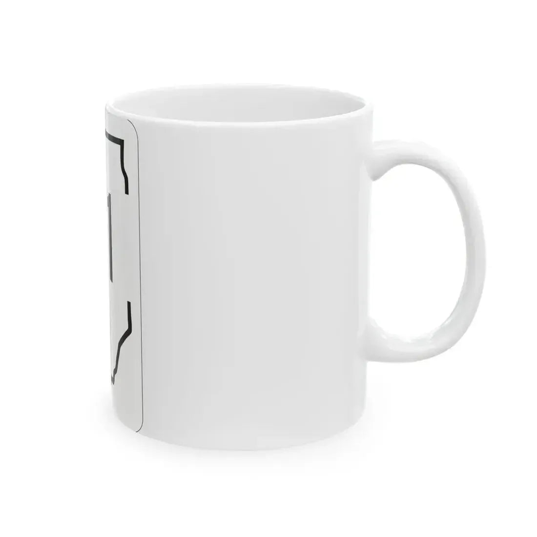 Illinois 111 1950 (Illinois) (Road Sign) White Coffee Mug - Go Mug Yourself
