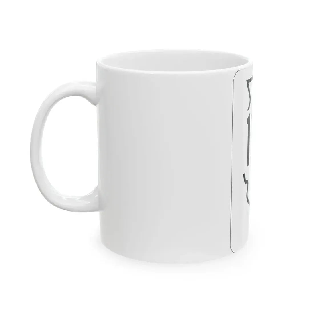 Illinois 112 1950 (Illinois) (Road Sign) White Coffee Mug - Go Mug Yourself