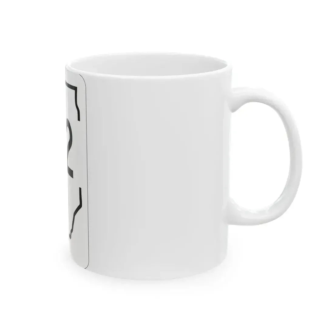 Illinois 112 1950 (Illinois) (Road Sign) White Coffee Mug - Go Mug Yourself