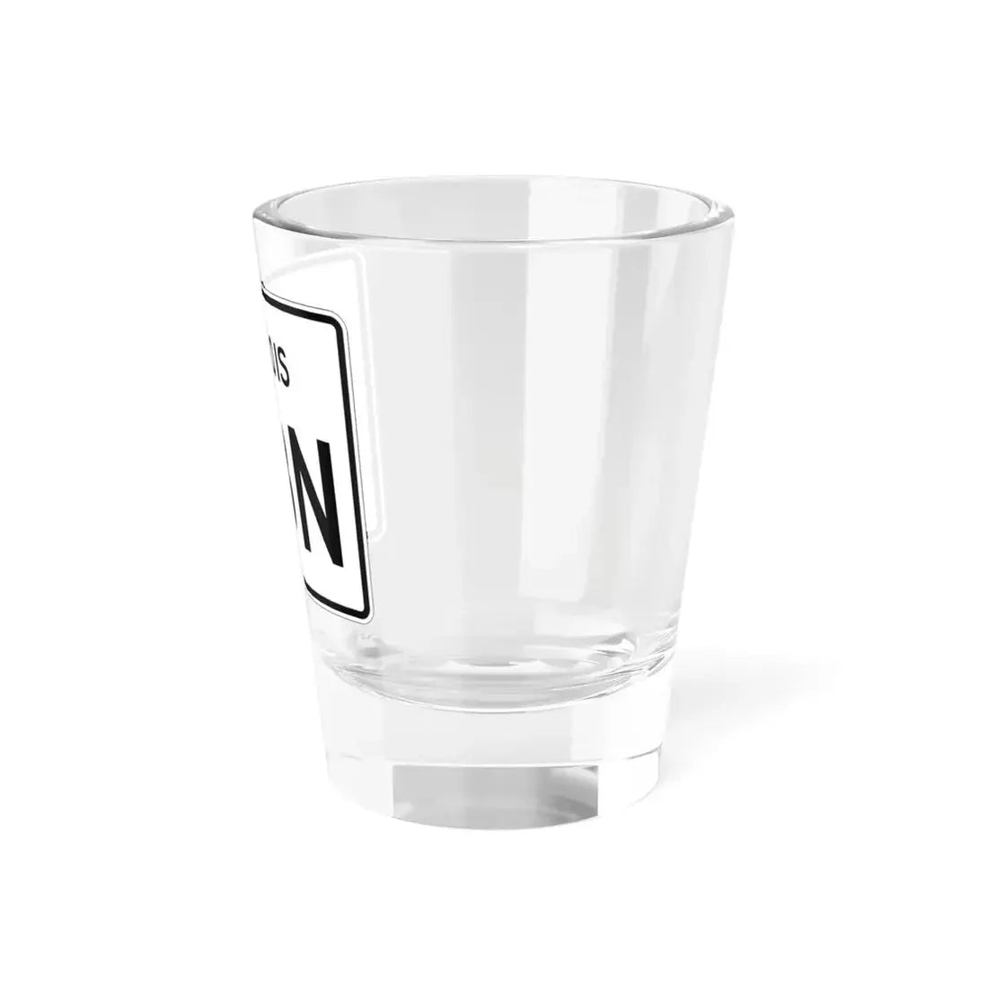 Illinois 113N (Illinois) (Road Sign) Shot Glass 1.5oz - Go Mug Yourself