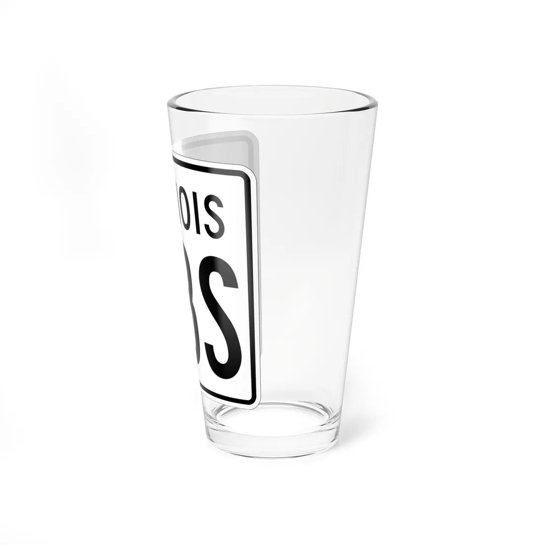 Illinois 113S 1960 (Illinois) (Road Sign) Pint Glss 16oz - Go Mug Yourself