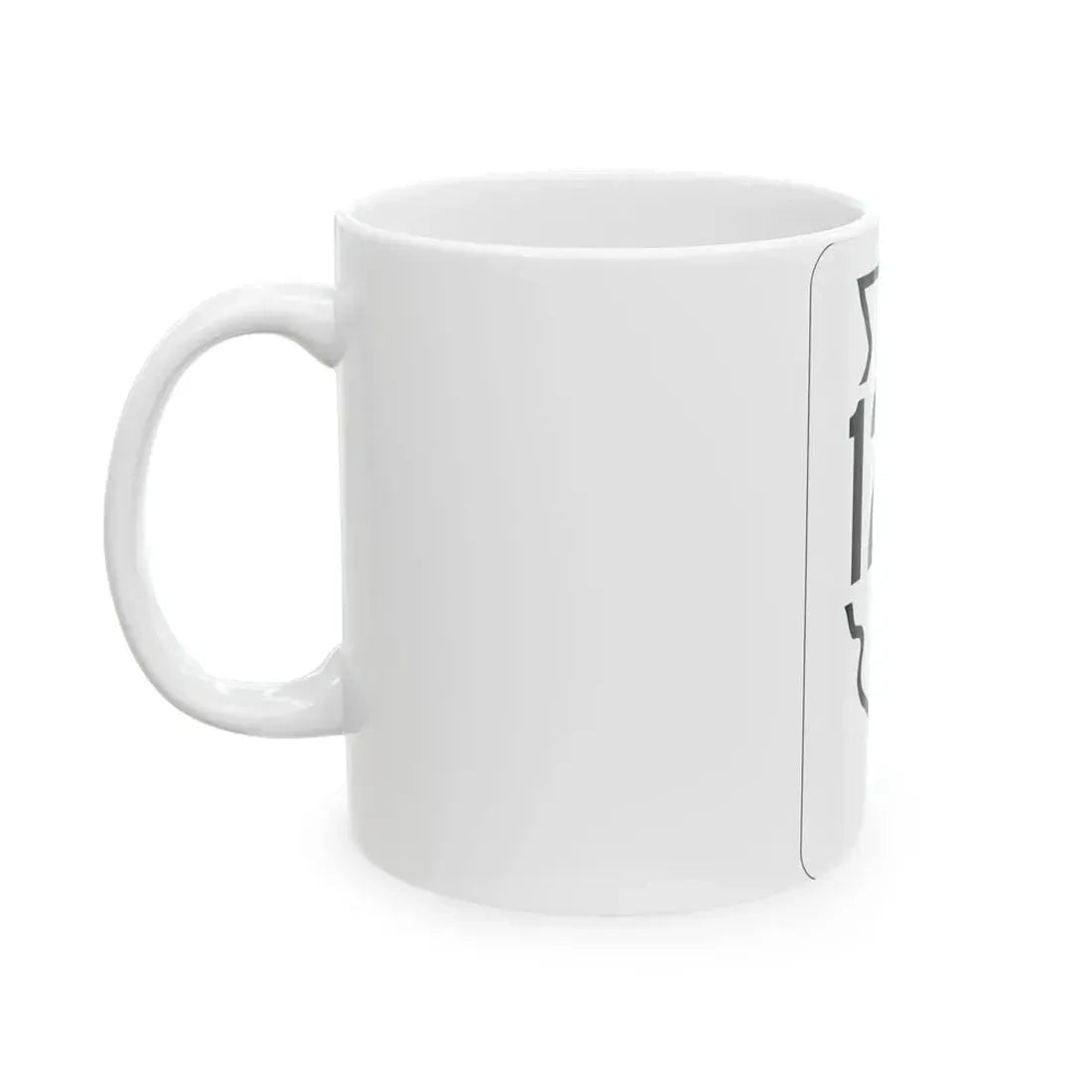 Illinois 123 1950 (Illinois) (Road Sign) White Coffee Mug - Go Mug Yourself