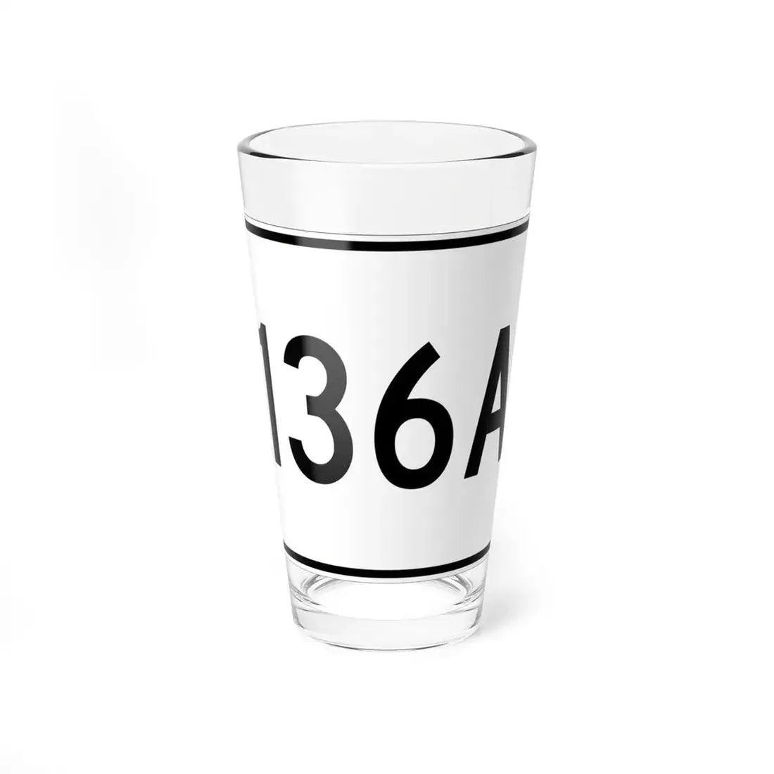 Illinois 136A (Illinois) (Road Sign) Pint Glss 16oz 16oz - Go Mug Yourself