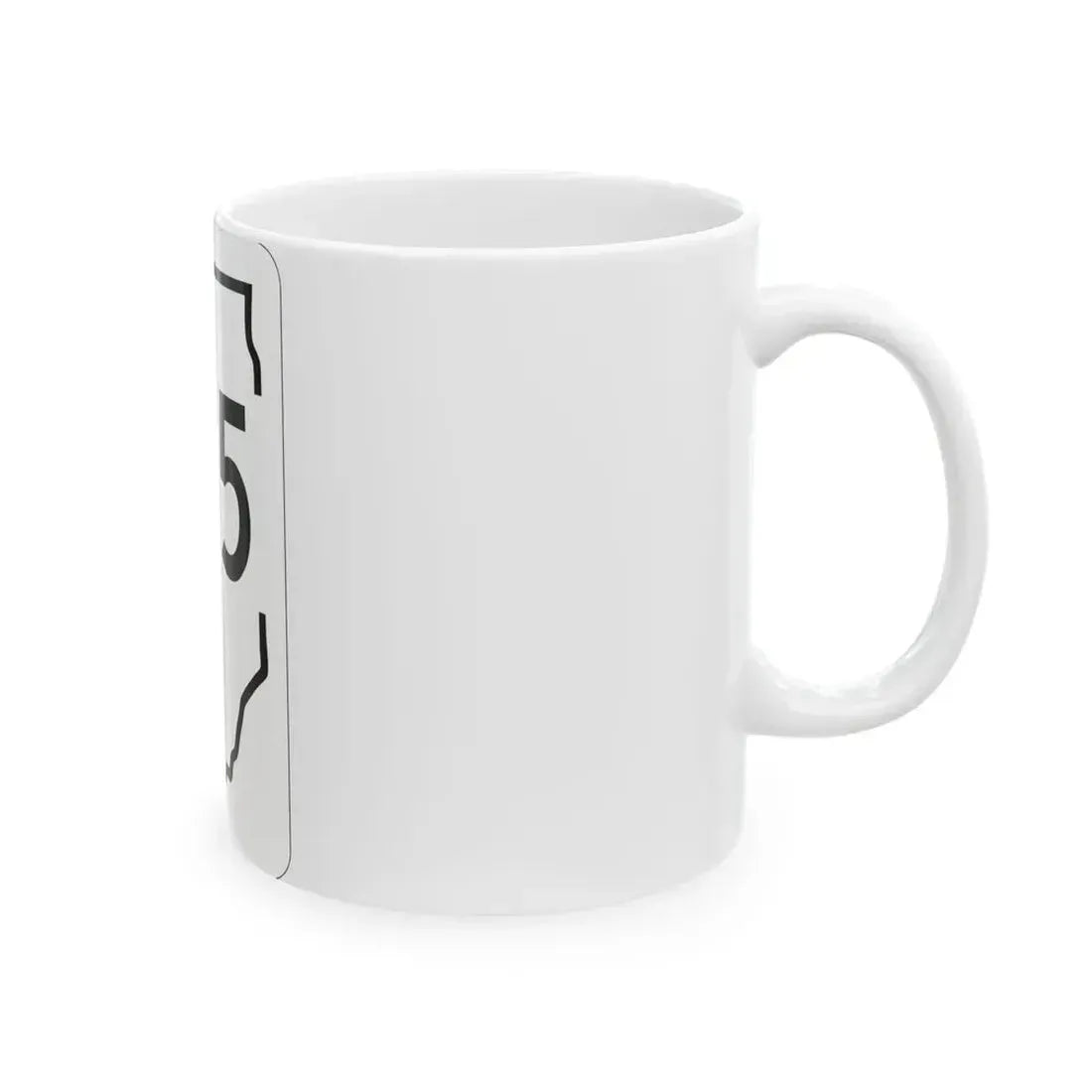 Illinois 145 1950 (Illinois) (Road Sign) White Coffee Mug - Go Mug Yourself