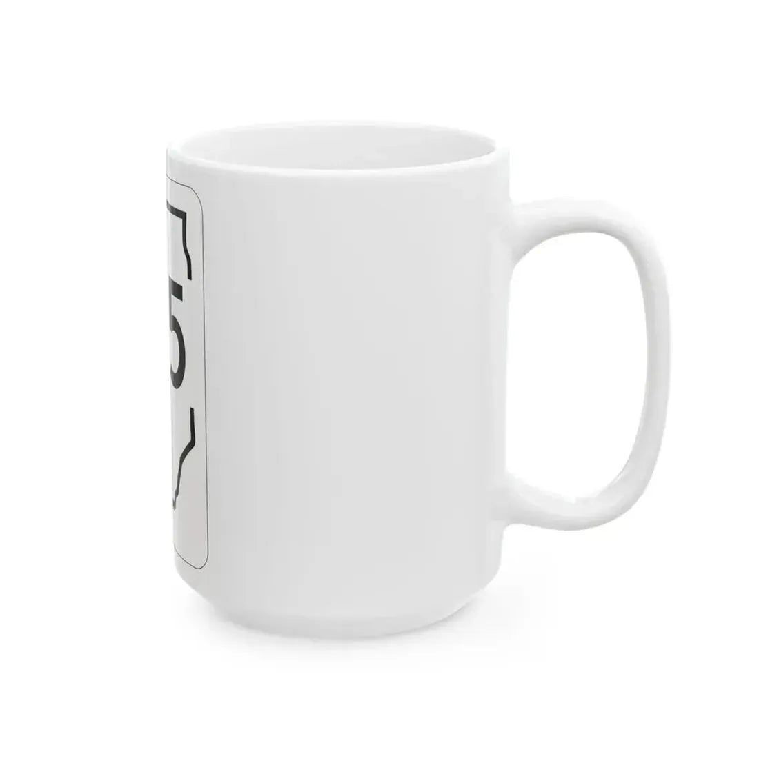 Illinois 145 1950 (Illinois) (Road Sign) White Coffee Mug - Go Mug Yourself
