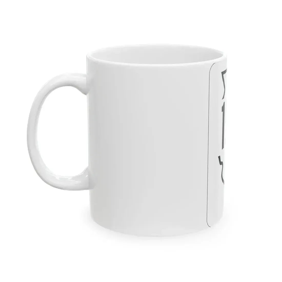 Illinois 151 1950 (Illinois) (Road Sign) White Coffee Mug - Go Mug Yourself
