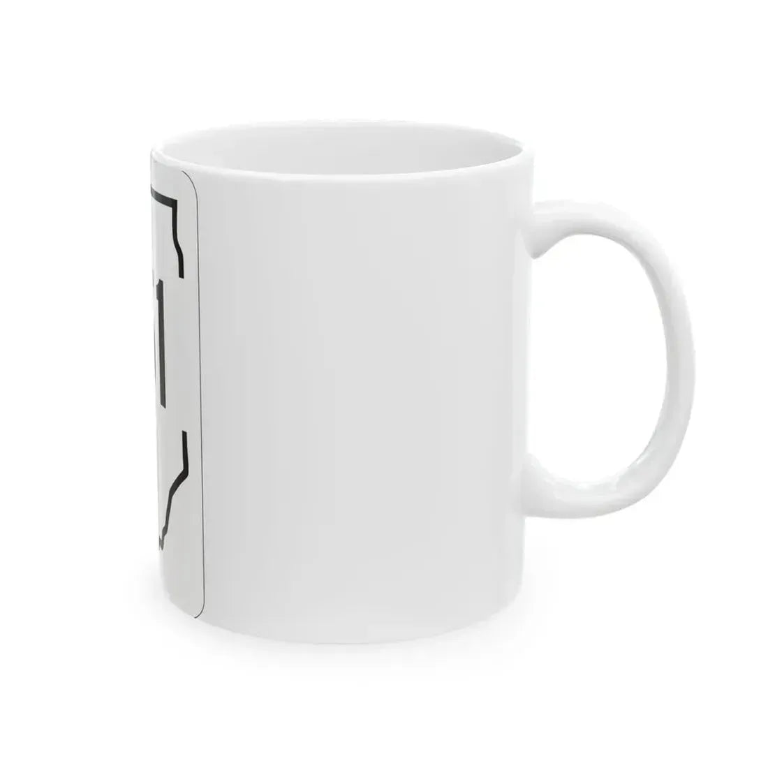 Illinois 151 1950 (Illinois) (Road Sign) White Coffee Mug - Go Mug Yourself