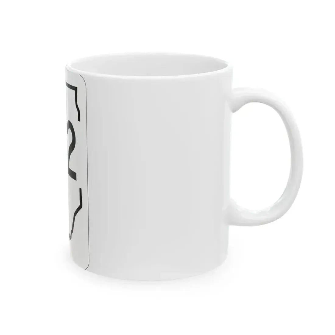 Illinois 152 1950 (Illinois) (Road Sign) White Coffee Mug - Go Mug Yourself