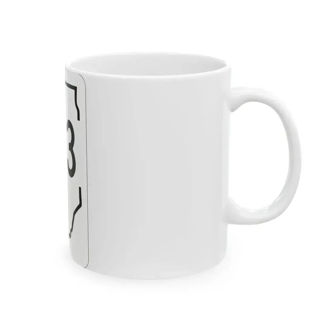 Illinois 153 1950 (Illinois) (Road Sign) White Coffee Mug - Go Mug Yourself