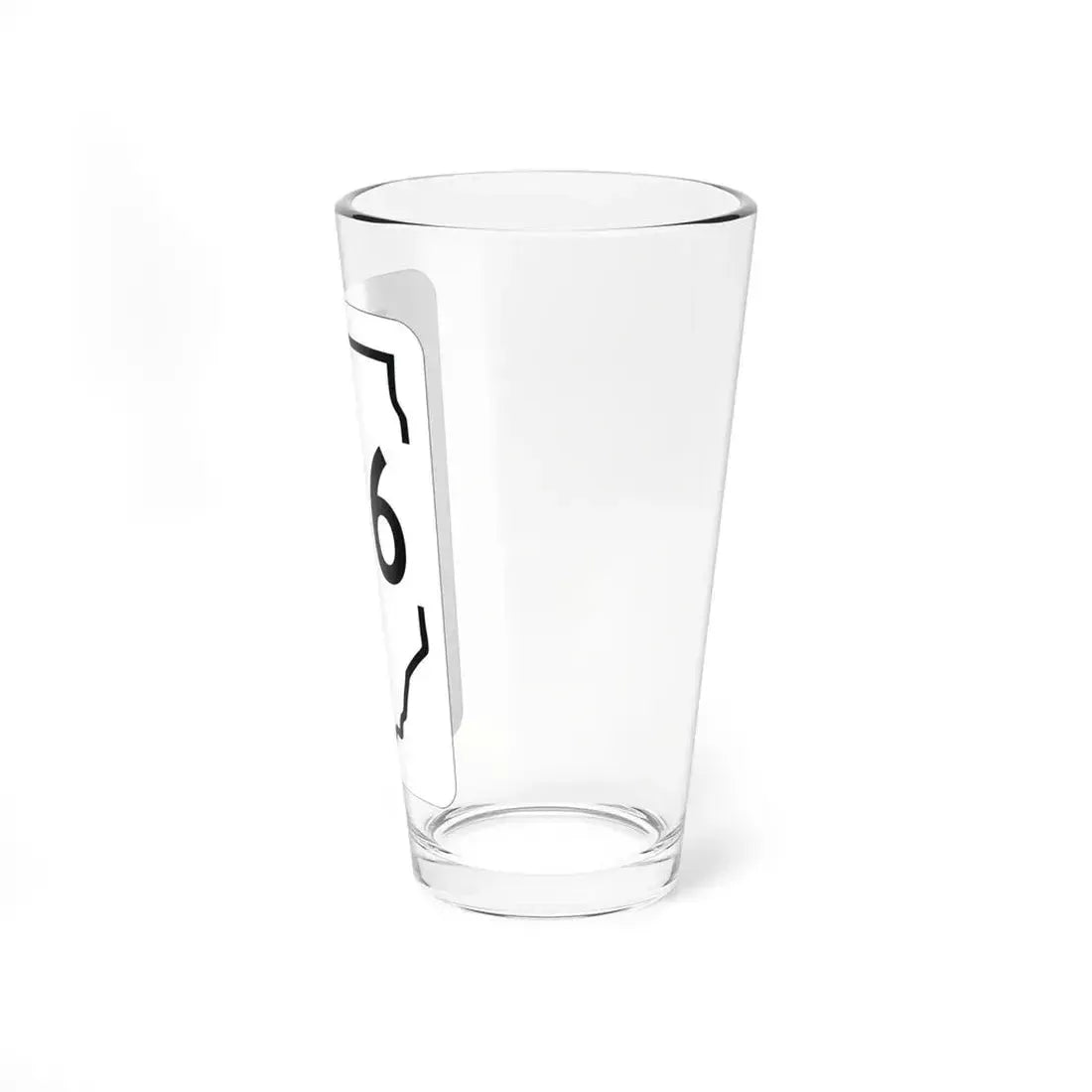 Illinois 166 1950 (Illinois) (Road Sign) Pint Glass 16oz - Go Mug Yourself