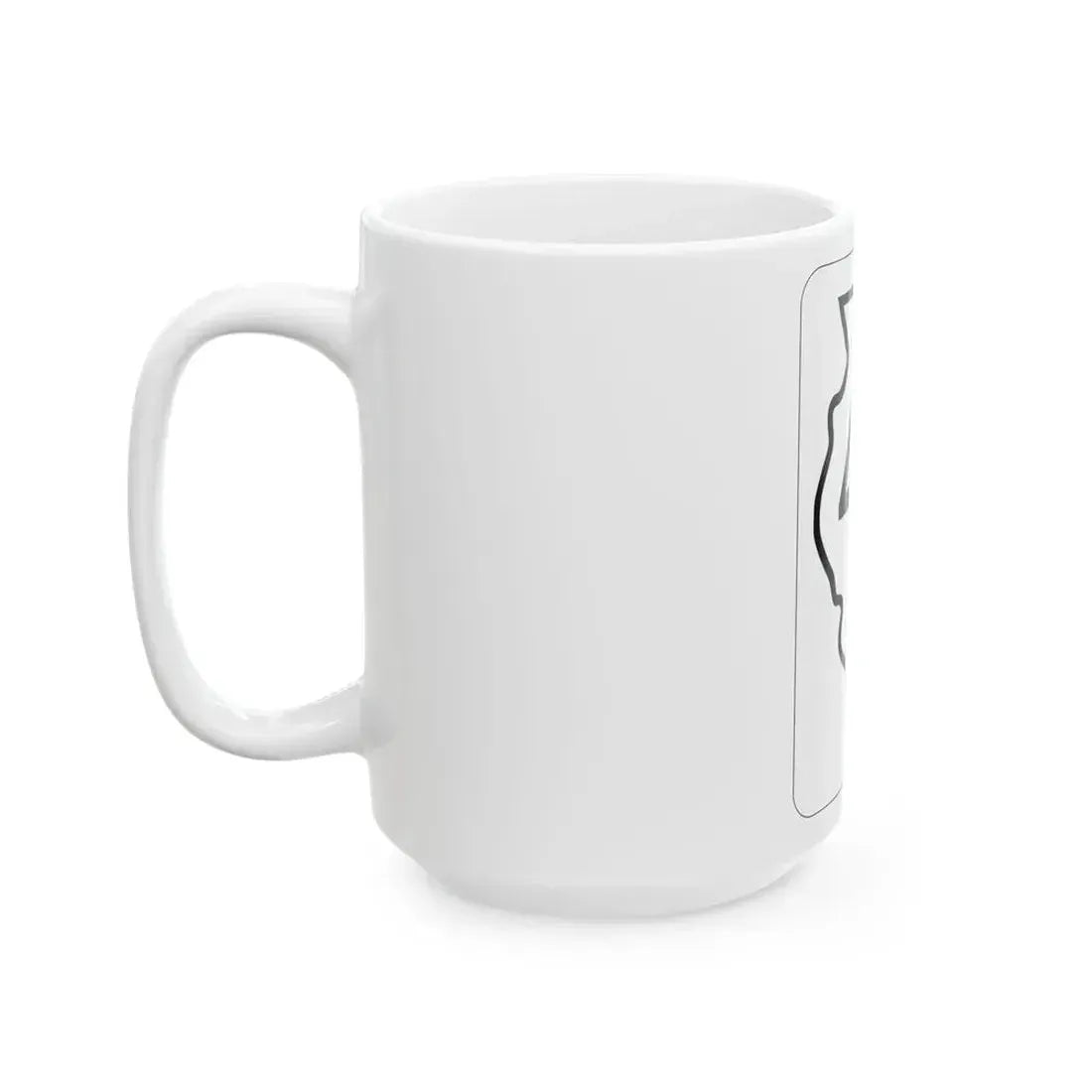 Illinois 40 1950 (Illinois) (Road Sign) White Coffee Mug - Go Mug Yourself