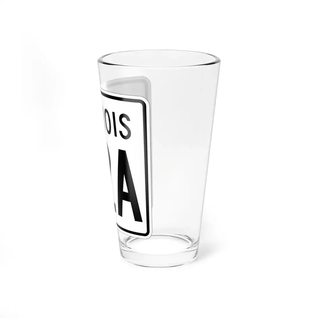 Illinois 42A 1960 (Illinois) (Road Sign) Pint Glss 16oz - Go Mug Yourself