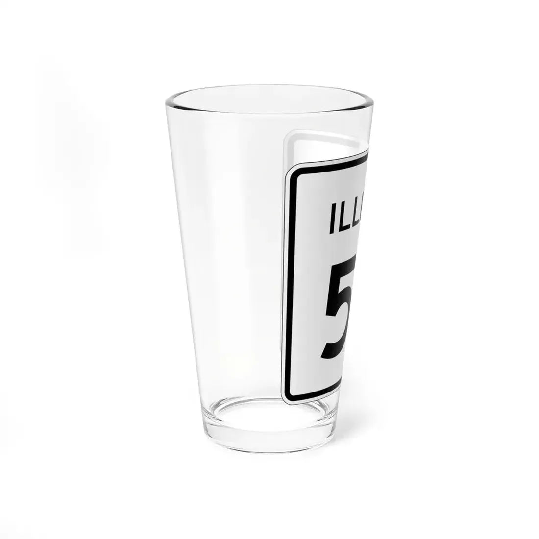 Illinois 57 (Illinois) (Road Sign) Pint Glss 16oz - Go Mug Yourself