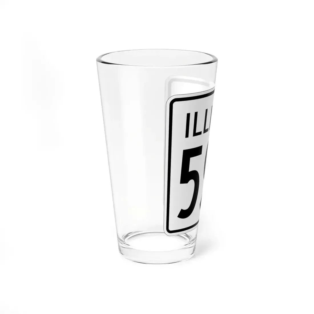 Illinois 59A 1960 (Illinois) (Road Sign) Pint Glss 16oz - Go Mug Yourself