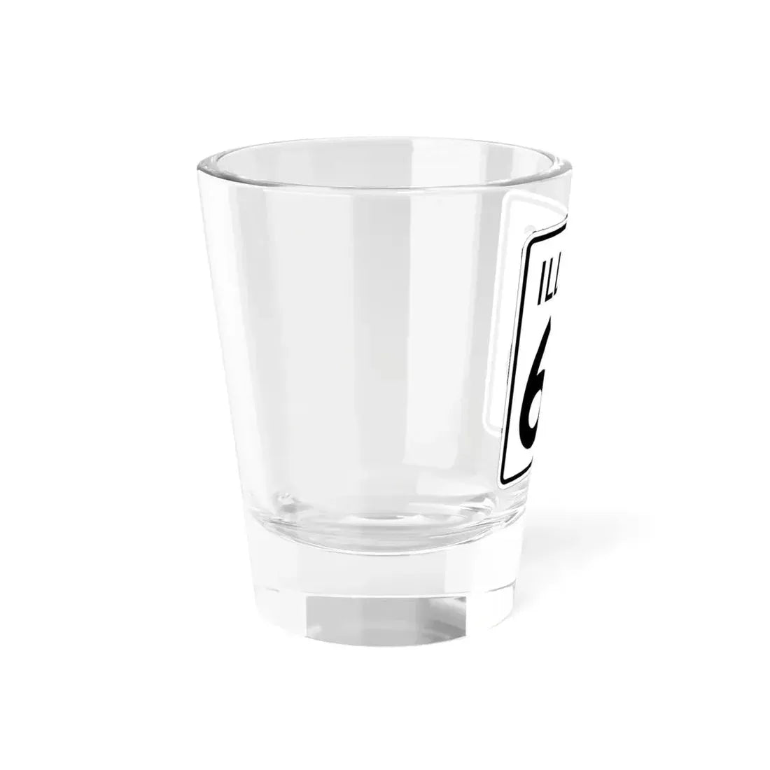Illinois 65 1960 (Illinois) (Road Sign) Shot Glass 1.5oz - Go Mug Yourself