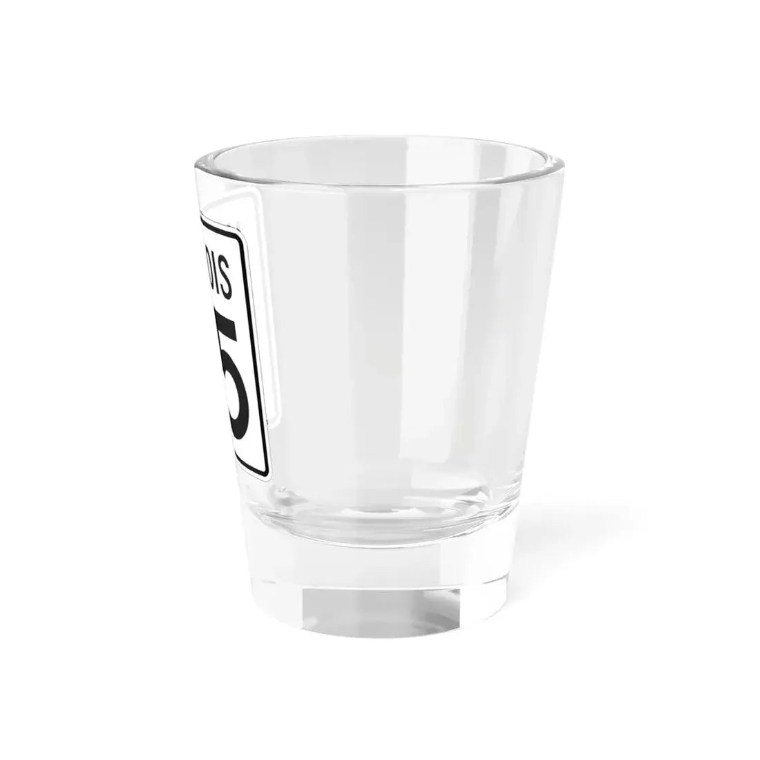 Illinois 65 1960 (Illinois) (Road Sign) Shot Glass 1.5oz - Go Mug Yourself