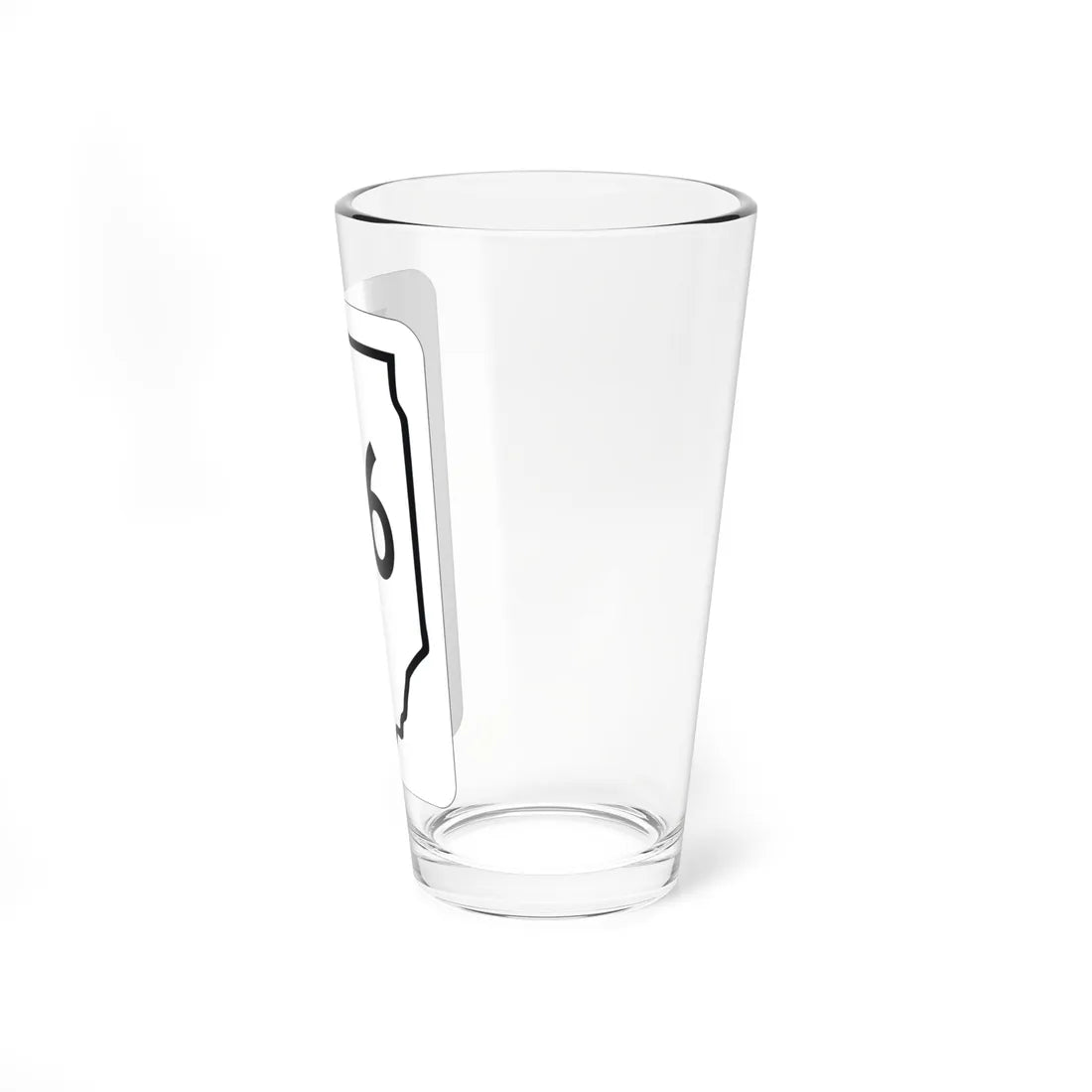 Illinois 76 1950 (Illinois) (Road Sign) Pint Glass 16oz - Go Mug Yourself