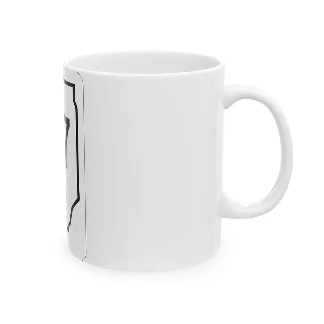Illinois 77 1950 (Illinois) (Road Sign) White Coffee Mug - Go Mug Yourself