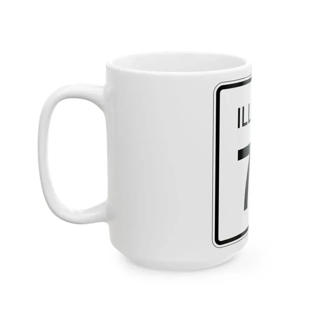 Illinois 79 (Illinois) (Road Sign) White Coffee Mug - Go Mug Yourself