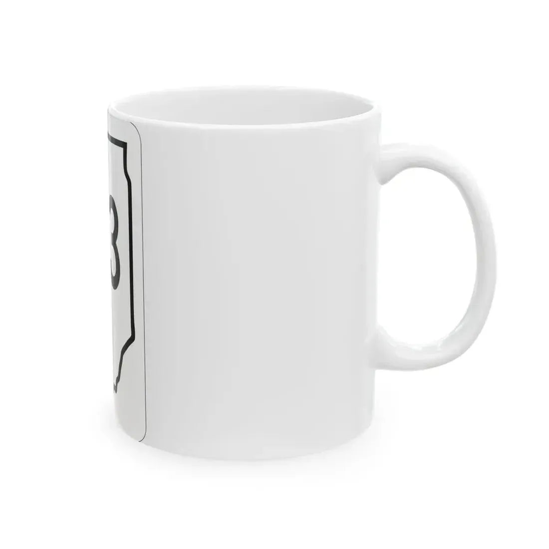 Illinois 83 1950 (Illinois) (Road Sign) White Coffee Mug - Go Mug Yourself