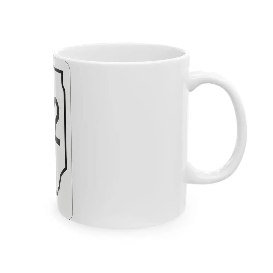 Illinois 92 1950 (Illinois) (Road Sign) White Coffee Mug - Go Mug Yourself
