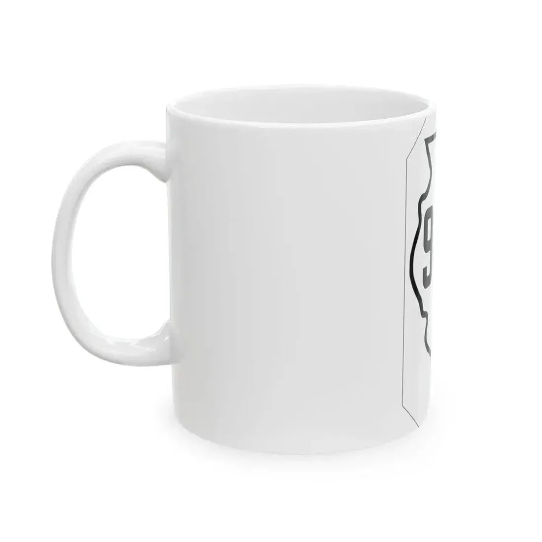 Illinois 94A 1926 (Illinois) (Road Sign) White Coffee Mug - Go Mug Yourself