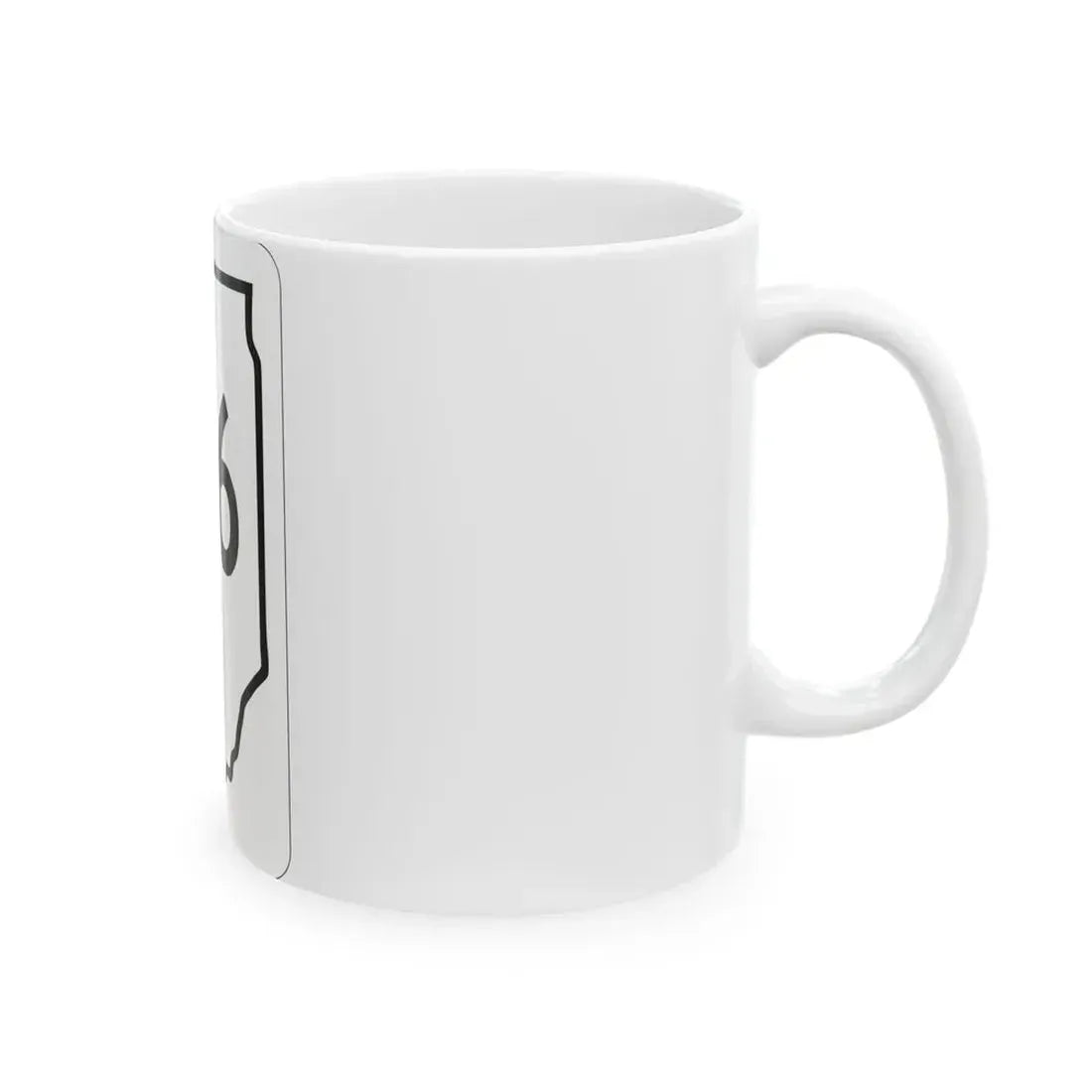 Illinois 96 1950 (Illinois) (Road Sign) White Coffee Mug - Go Mug Yourself