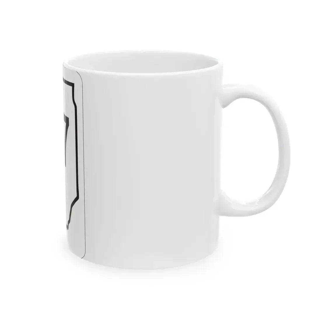Illinois 97 1950 (Illinois) (Road Sign) White Coffee Mug - Go Mug Yourself