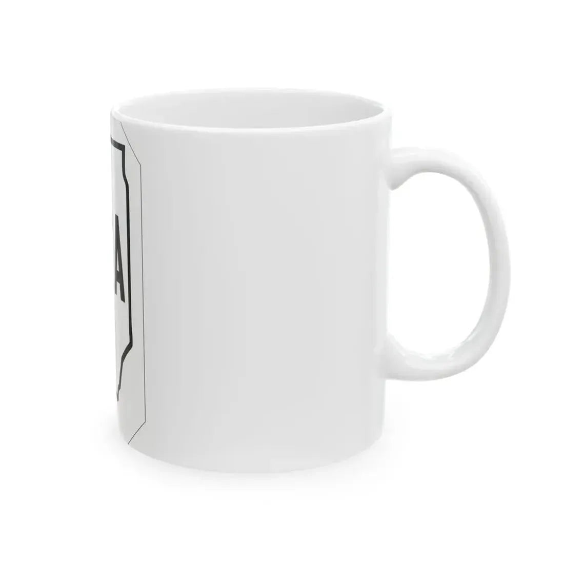 Illinois 97A 1926 (Illinois) (Road Sign) White Coffee Mug - Go Mug Yourself
