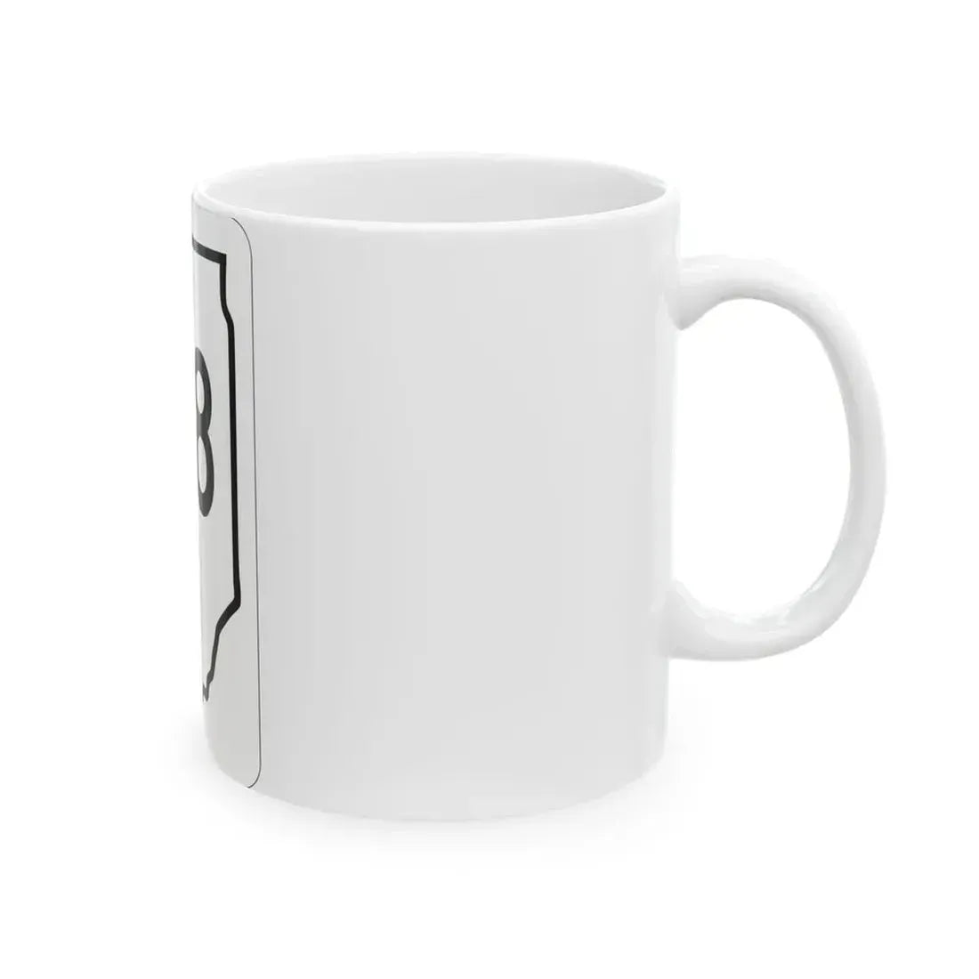 Illinois 98 1950 (Illinois) (Road Sign) White Coffee Mug - Go Mug Yourself
