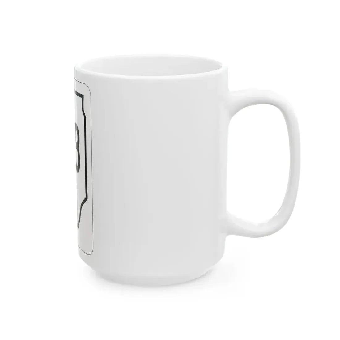 Illinois 98 1950 (Illinois) (Road Sign) White Coffee Mug - Go Mug Yourself