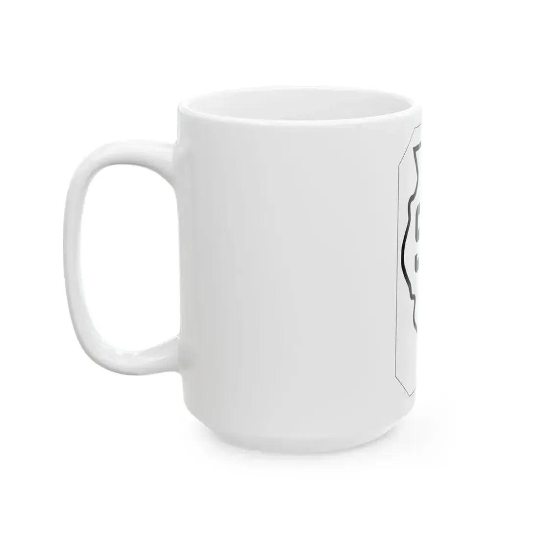 Illinois 99 1926 (Illinois) (Road Sign) White Coffee Mug - Go Mug Yourself