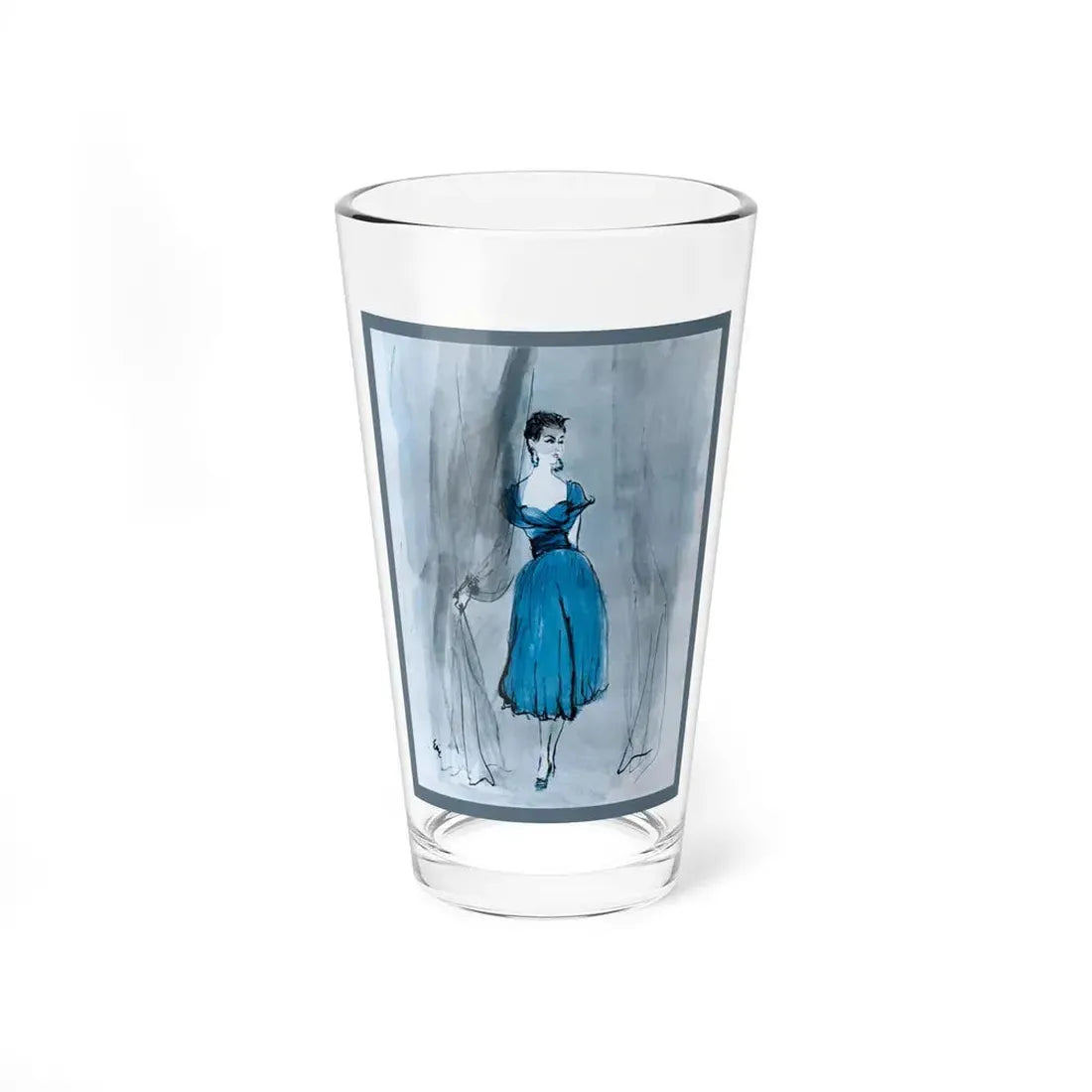 Illustration by Carl Erickson, 1953 - Pint Glass 16oz 16oz - Go Mug Yourself