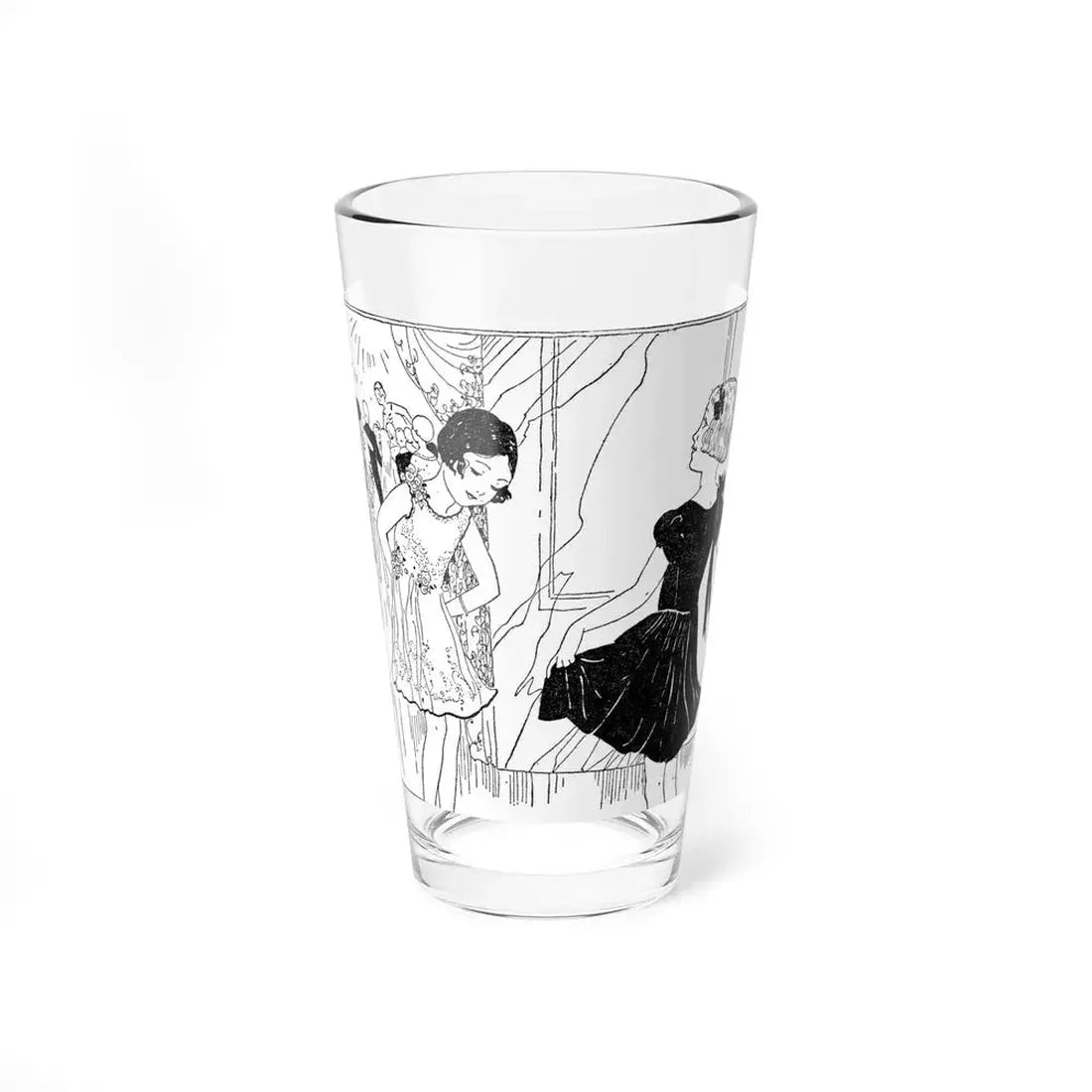 Illustration by Gladys Peto (4) - Pint Glass 16oz 16oz - Go Mug Yourself