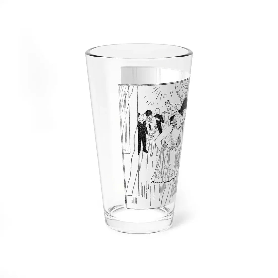 Illustration by Gladys Peto (4) - Pint Glass 16oz - Go Mug Yourself