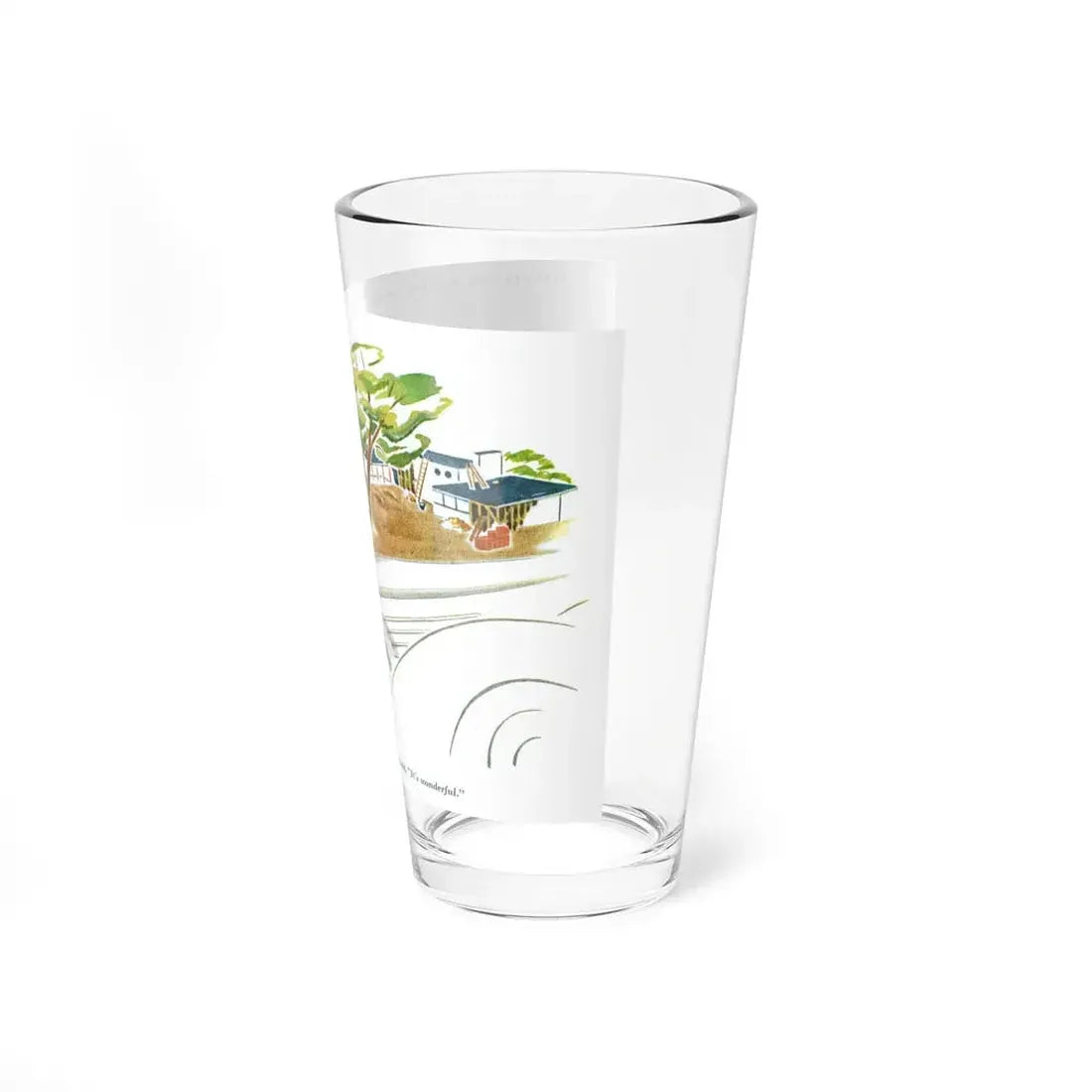 Illustration by Ilse Shank, 1937 - Pint Glass 16oz - Go Mug Yourself