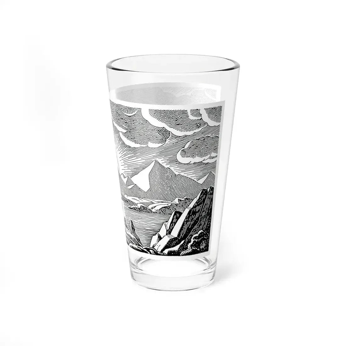 Illustration by Rockwell Kent, 1927 (1) - Pint Glass 16oz - Go Mug Yourself
