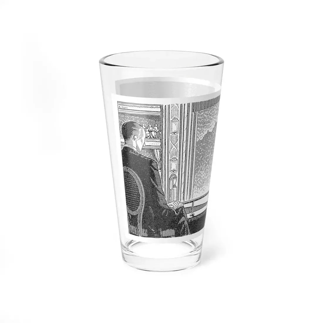 Illustration by Rockwell Kent, 1927 (5) - Pint Glass 16oz - Go Mug Yourself