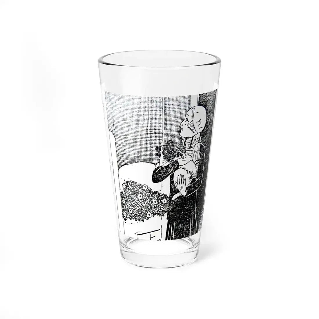 Illustration in 1920s Happy Holiday Stories book (2) - Pint Glass 16oz 16oz - Go Mug Yourself