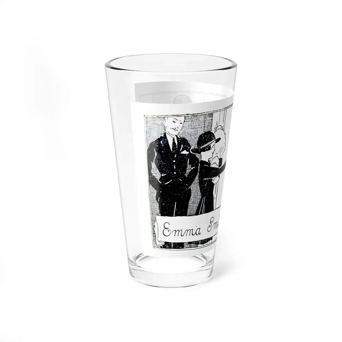 Illustration in 1920s Happy Holiday Stories book (4) - Pint Glass 16oz - Go Mug Yourself